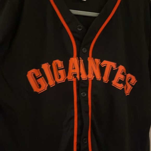 SF Giants Gigantes Black Replica Jersey XL 2023 San Francisco SGA Shirt - Picture 2 of 6